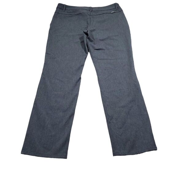 Eddie Bauer Women's Travex Traveler Pants Size 12 Gray Stretch Straight Leg - Picture 2 of 10